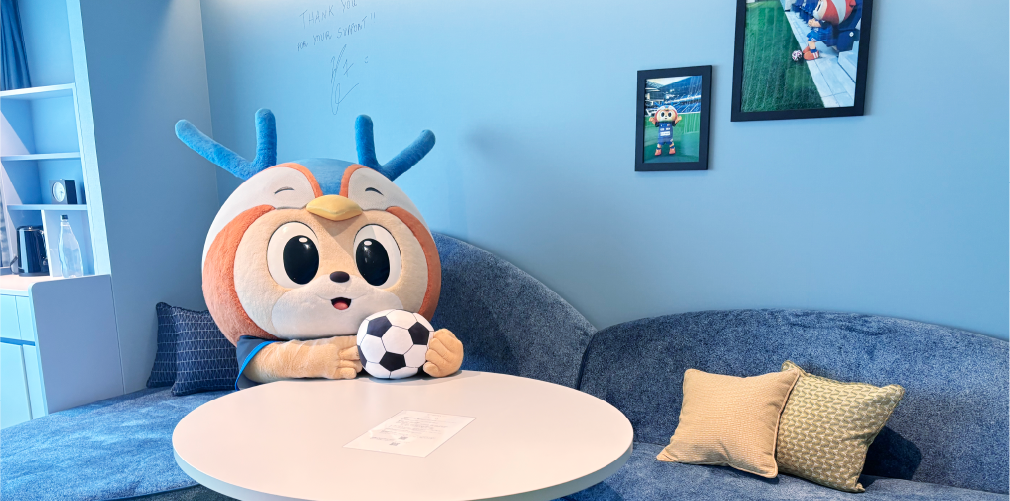 試合観戦の様子