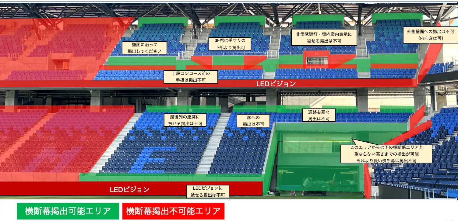 ビジターゴール裏