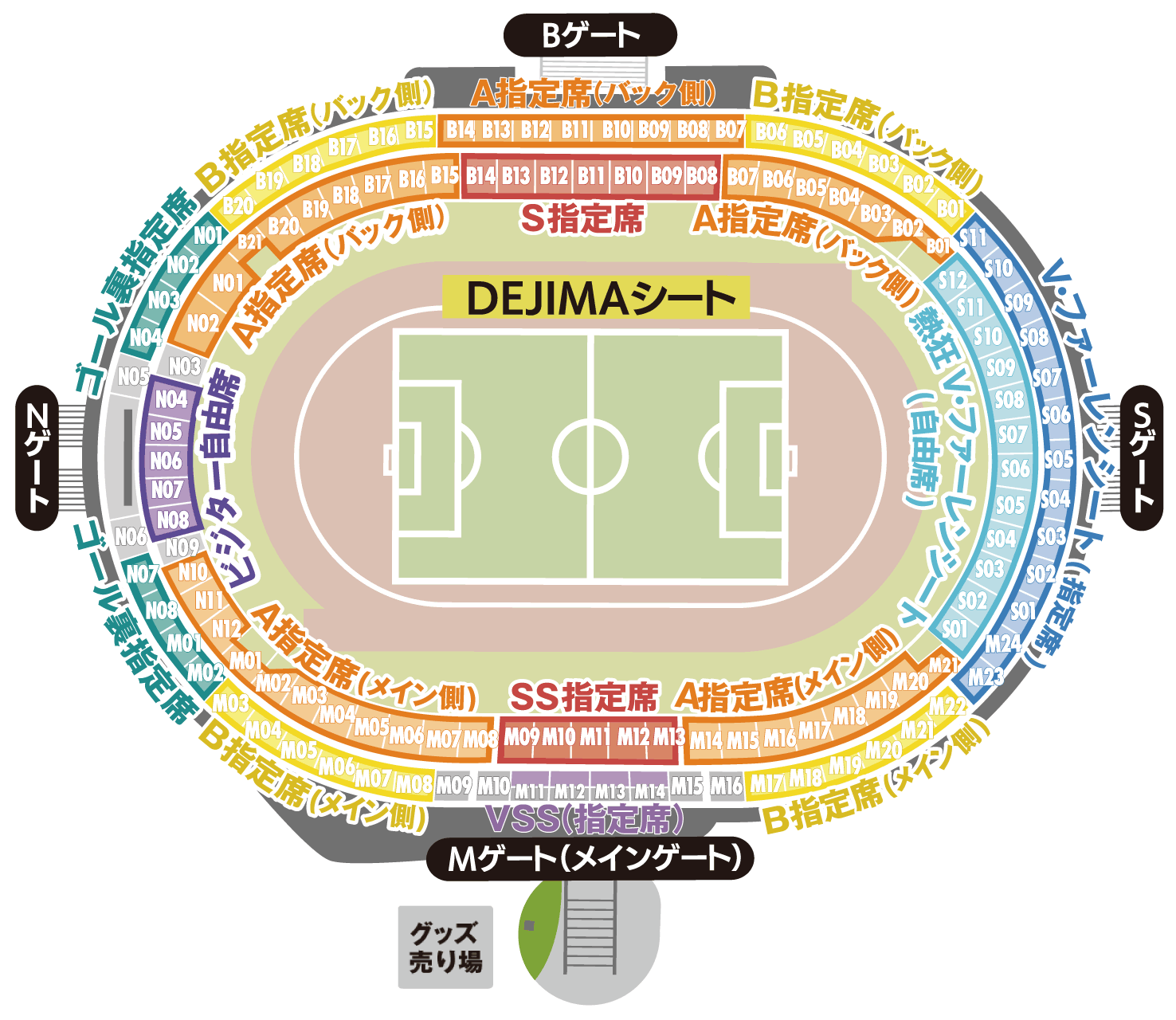 スタジアムマップ