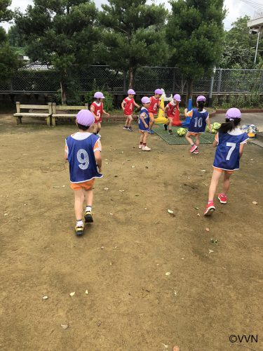 【キッズ交流活動】和同保育園でV-TIMEを行いました（7/23） サムネイル