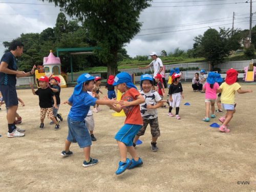 【キッズ交流活動】春日園保育所でV-TIMEを行いました（7/25） サムネイル