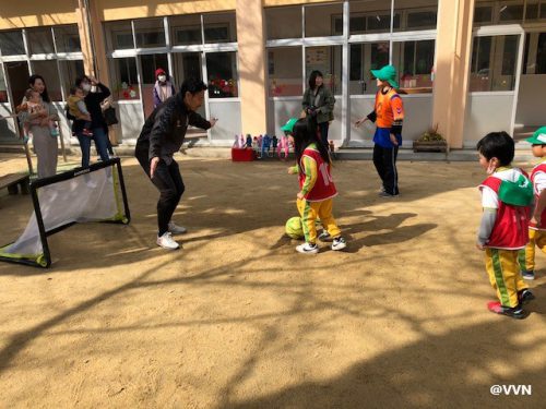 【キッズ交流活動】大園幼稚園でV-TIMEを行いました（2/13） サムネイル