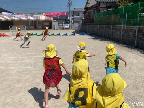 【キッズ交流活動】くじらこども園でV-TIMEを行いました（4/20） サムネイル