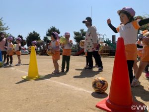 【キッズ交流活動】和同保育園でV-TIMEを行いました（4/8） サムネイル