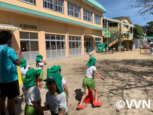 【キッズ交流活動】大園幼稚園でV-TIMEを行いました（9/16） サムネイル