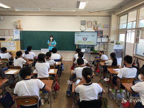【ホームタウン】諫早市立有喜小学校でV-DREAMを行いました（10/13) サムネイル