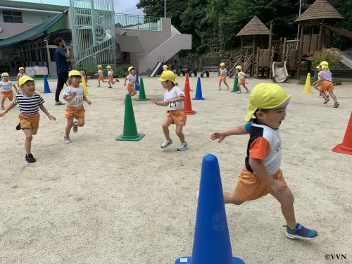 【キッズ交流活動】認定こども園ぽっぽ保育学院でV-TIMEを行いました（7/21） サムネイル