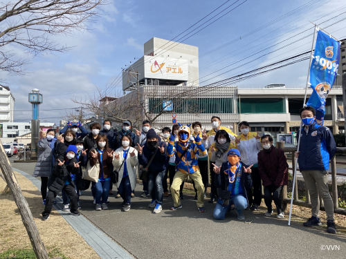 「長崎の街をV・ファーレンで染めよう！ポスター配布大作戦~2022シーズン後半戦~」実施！ サムネイル