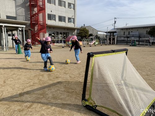 【キッズ交流活動】かめりあこども園でV-TIMEを行いました（2月9日） サムネイル