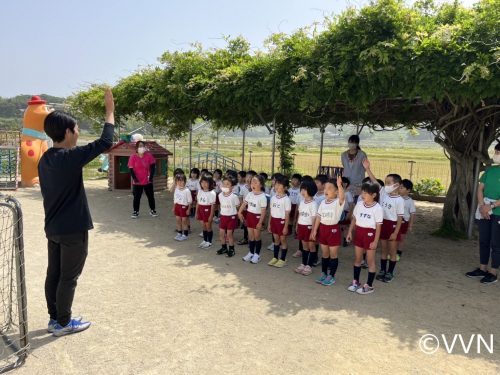 【キッズ交流活動】やよい幼稚園でV-TIMEを行いました（5/23） サムネイル