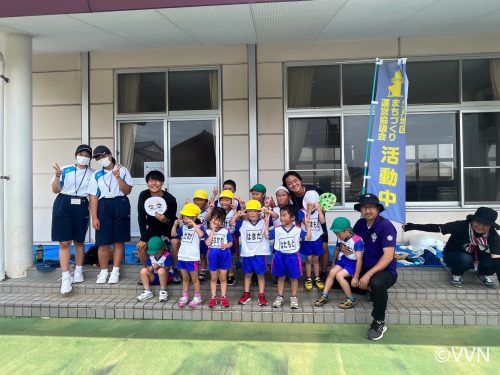 【キッズ交流活動】こども園めばえでV-TIMEを行いました（6/27） サムネイル