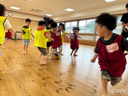 【キッズ交流活動】わかば保育園でV-TIMEを行いました（6/29） サムネイル