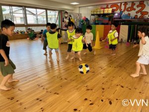 【キッズ交流活動】わかば保育園でV-TIMEを行いました（7/18） サムネイル