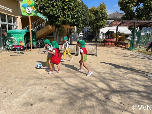 【キッズ交流活動】大園幼稚園でV-TIMEを行いました（11/9） サムネイル