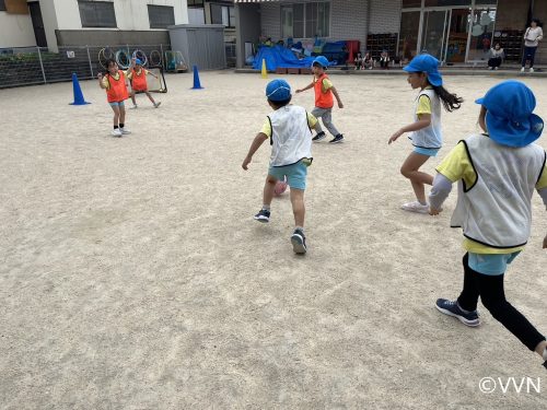 【キッズ交流活動】くじら認定こども園でV-TIMEを行いました（2/20） サムネイル