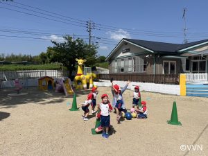 【キッズ交流活動】春日園保育所でV-TIMEを行いました（4/18） サムネイル