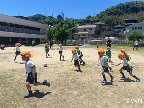 【キッズ交流活動】矢上幼稚園でお試しV-TIMEを行いました（5/14） サムネイル