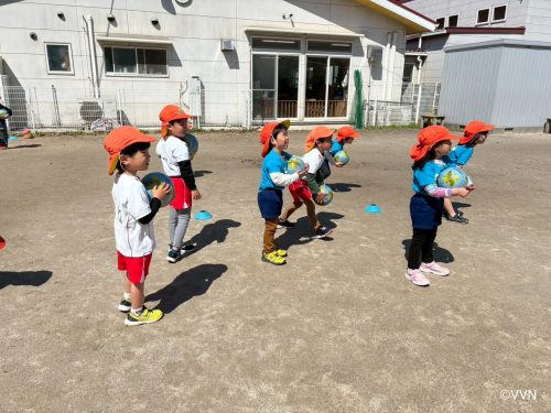 【キッズ交流活動】認定こども園たんぽぽ園でV-TIMEを行いました（4/15） サムネイル