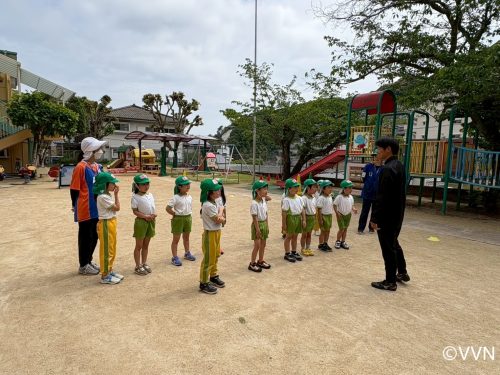 【キッズ交流活動】めばえ幼稚園でV-TIMEを行いました（5/15）サムネイル