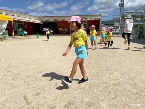 【キッズ交流活動】くじら認定子ども園でV-TIMEを行いました（6/17） サムネイル