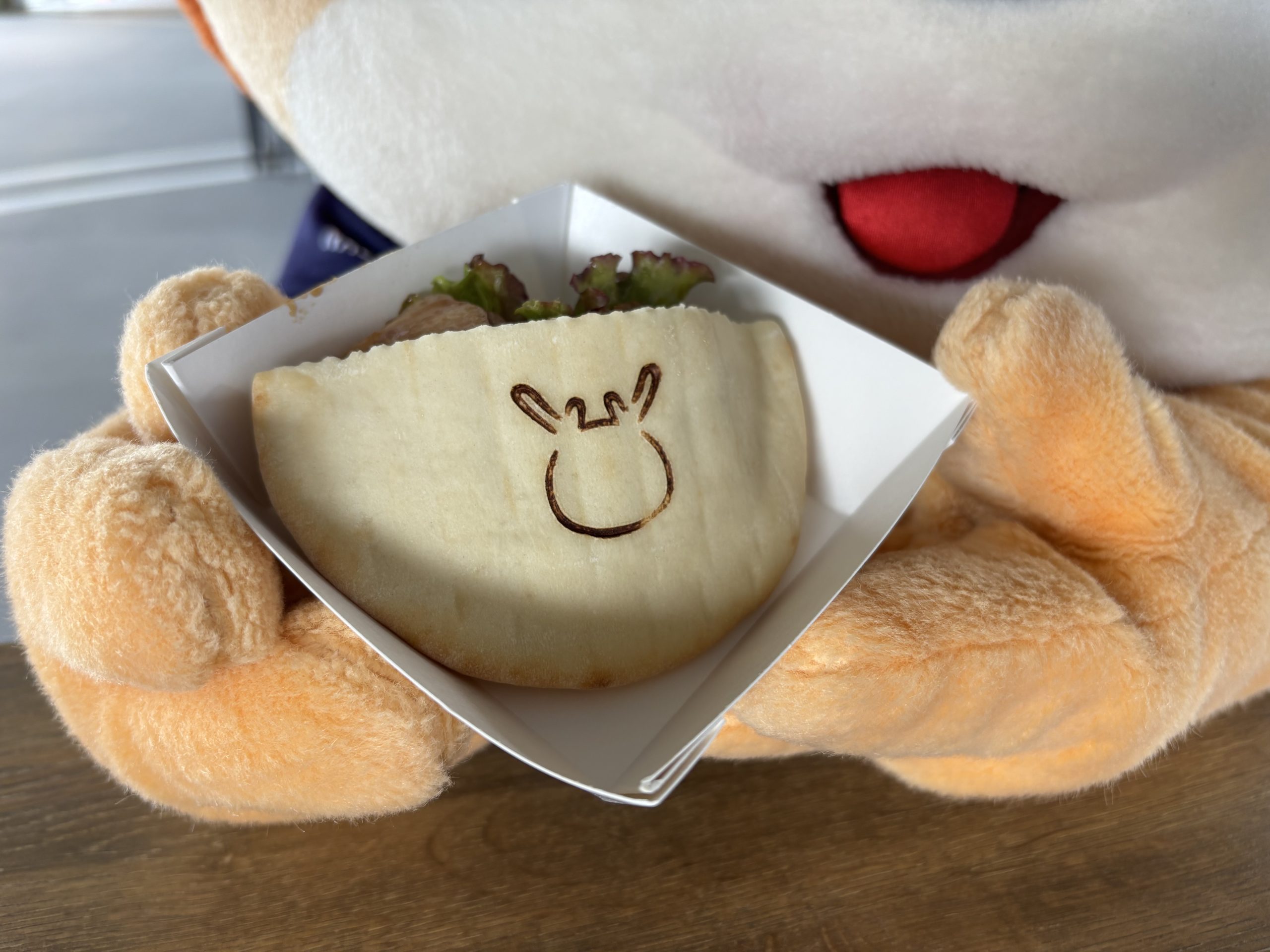 おててにぴったりサイズ！てりやきピタパン