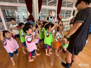 【キッズ交流活動】春日園保育所でV-TIMEを行いました（9/18） サムネイル