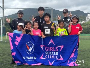 【ホームタウン活動】ガールズサッカークリニック　（９月１３日佐世保会場実施報告） サムネイル