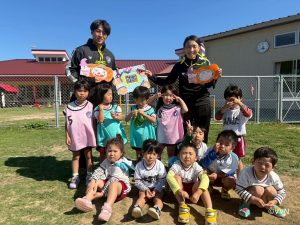 【キッズ交流活動】生月こども園でV-TIMEを行いました（10/23） サムネイル
