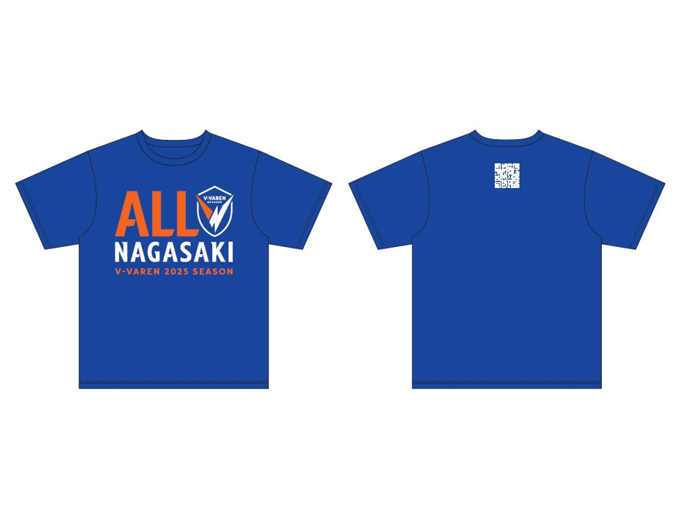 青の長袖Tシャツ XL TOPPAN KARCHER v.ファーレン長崎ウェア 応援Tシャツ.png