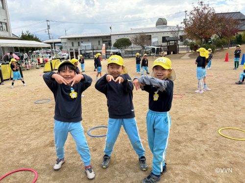 【キッズ交流活動】かめりあ子ども園でV-TIMEを行いました（11/27） サムネイル