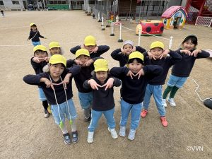 【キッズ交流活動】かめりあ子ども園でV-TIMEを行いました（1/20） サムネイル