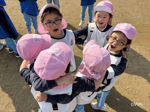 【キッズ交流活動】かめりあ子ども園でV-TIMEを行いました（2/12） サムネイル