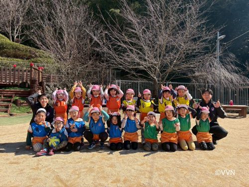 【キッズ交流活動】認定こども園ぽっぽこども園でV-TIMEを行いました（2/17） サムネイル